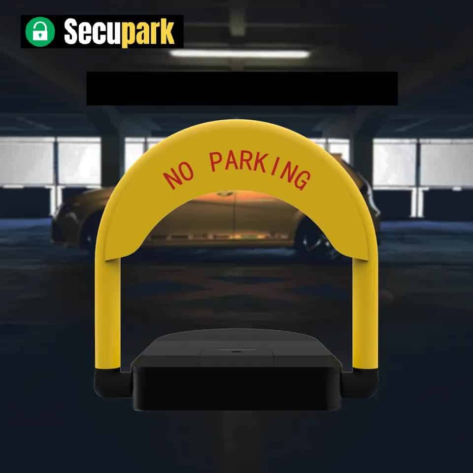 Arceau Parking rabattable avec télécommande pour protection place de stationnement 4
