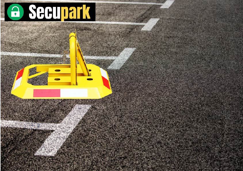 Stop Park Manuel Rabattable avec Serrure anti stationnement 7